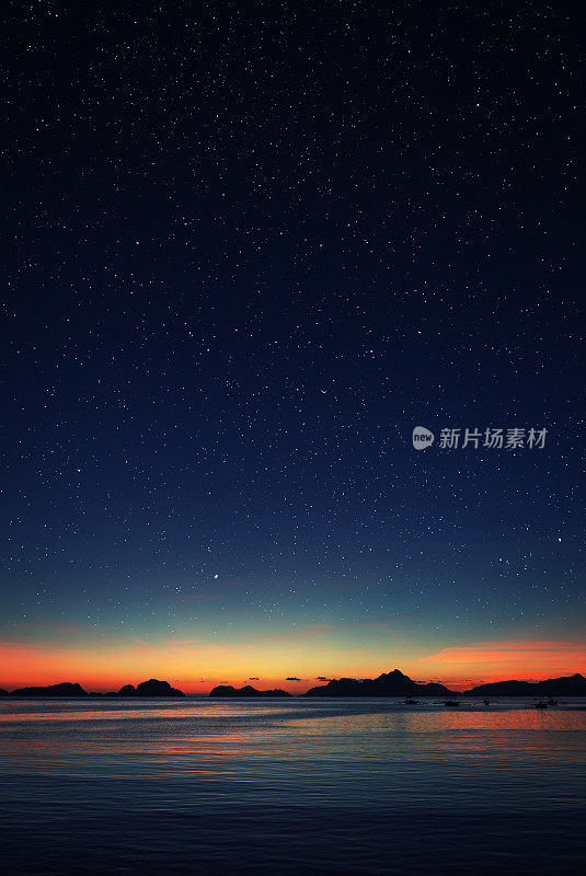 菲律宾El Nido的星夜